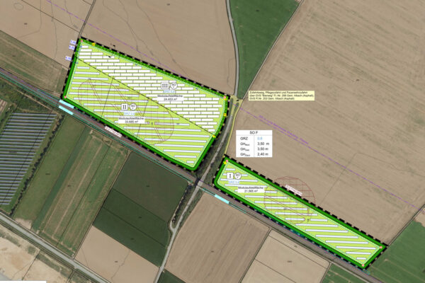 309 G BP Solarpark Irlbach A Planzeichnung