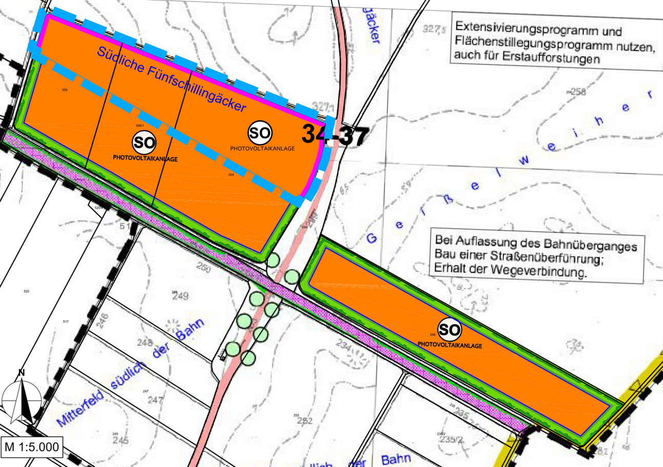 309 G fnp LP Solarpark Irlbach B Planzeichnung